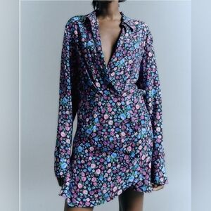 Zara~ Floral Dress